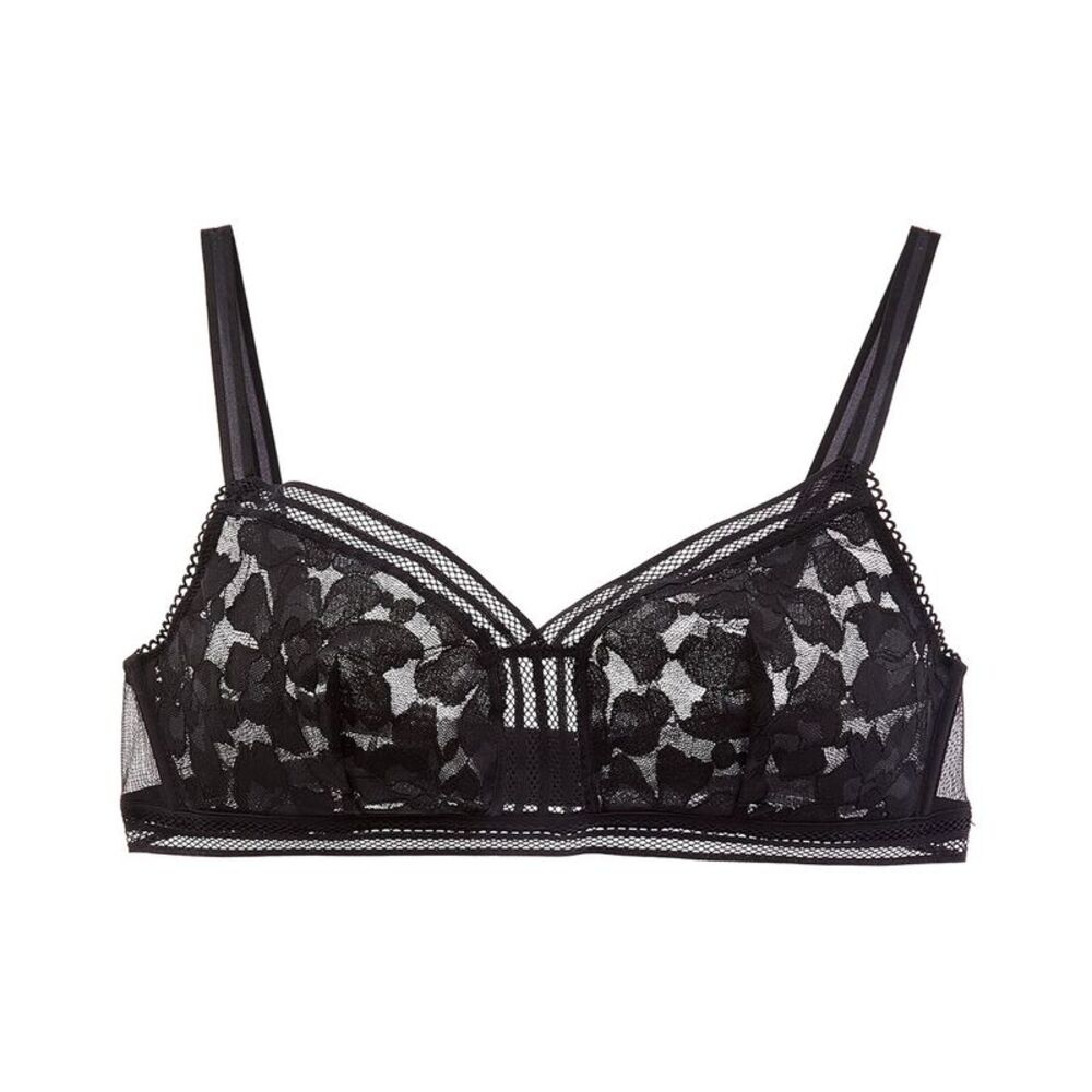 Passionata Womens  Gardenia Lace Bralette, Black